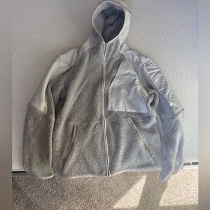 LULULEMON Men's Gray Hooded Jacket SIZE LARGE